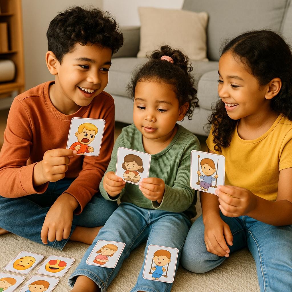 Kit des émotions pour enfants musulmans (2-6 ans) Cartes, jeux et outils à imprimer