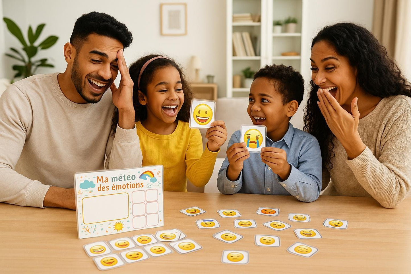 Kit des émotions pour enfants musulmans (2-6 ans) Cartes, jeux et outils à imprimer