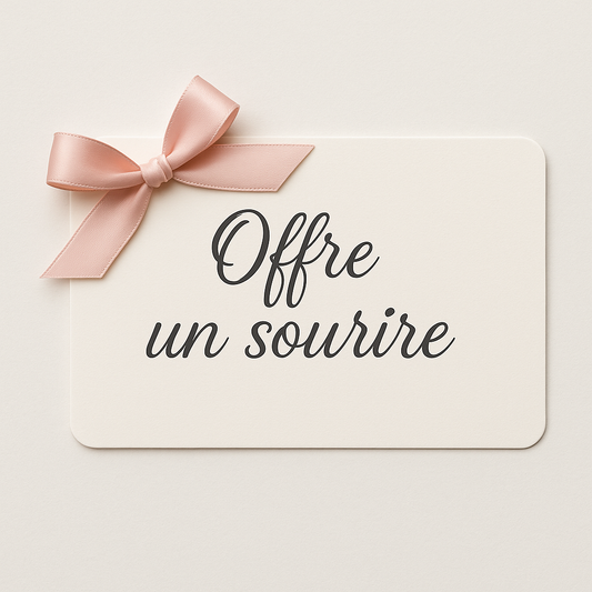 Carte cadeau - Offre un sourire