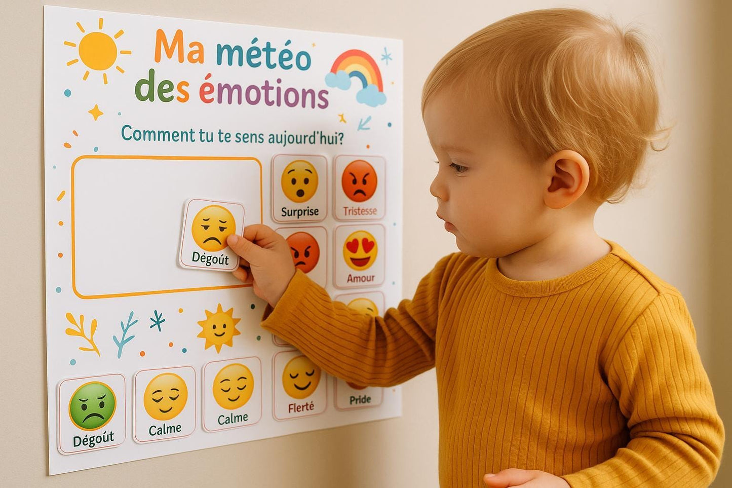 Kit des émotions pour enfants musulmans (2-6 ans)  Cartes, jeux et outils à imprimer