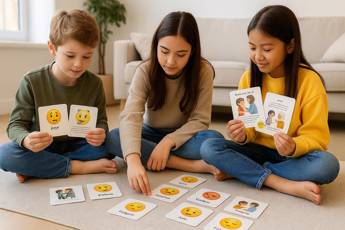 Kit des émotions pour enfants musulmans (7-12 ans)  Cartes, jeux et outils à imprimer